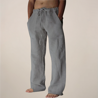 Herren Freizeithose Weite Locker Sitzend Beige