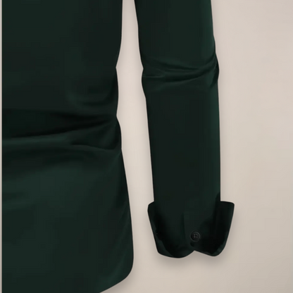 Herren Langarmhemd Smart-Style Baumwolle Weiß
