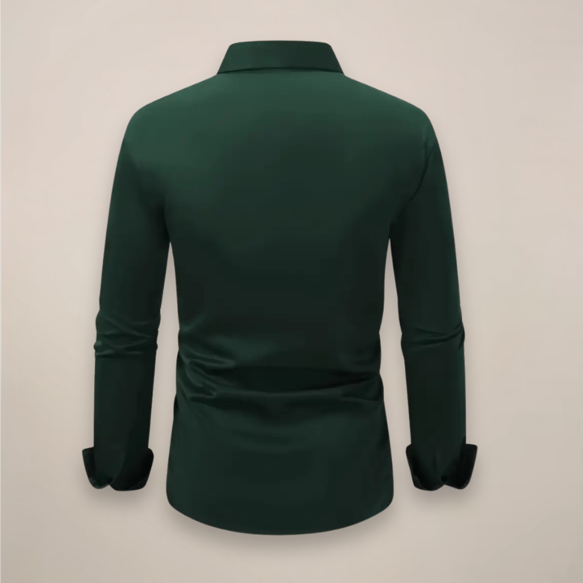 Herren Langarmhemd Smart-Style Baumwolle Weiß