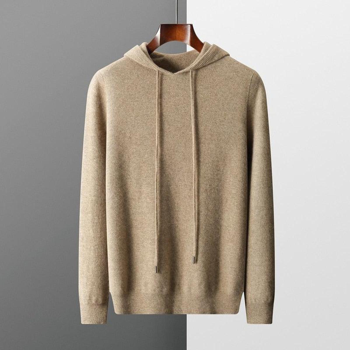 Herren Strickpullover mit Kapuze Lässig - Eveloria