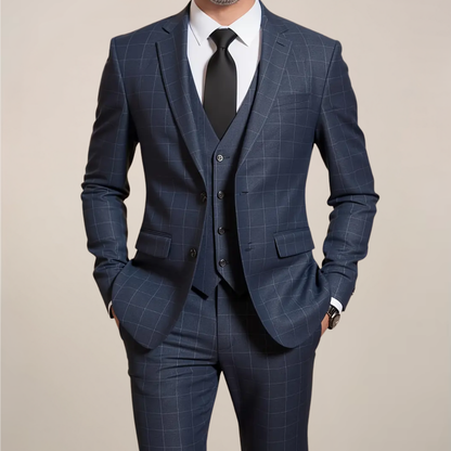Herren Slim Fit Anzug 3-teilig