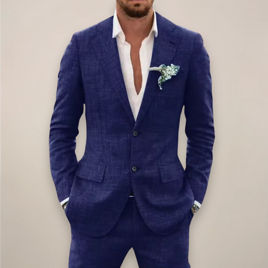 Herren Slim-Fit Anzug Set Frühjahr - Eveloria
