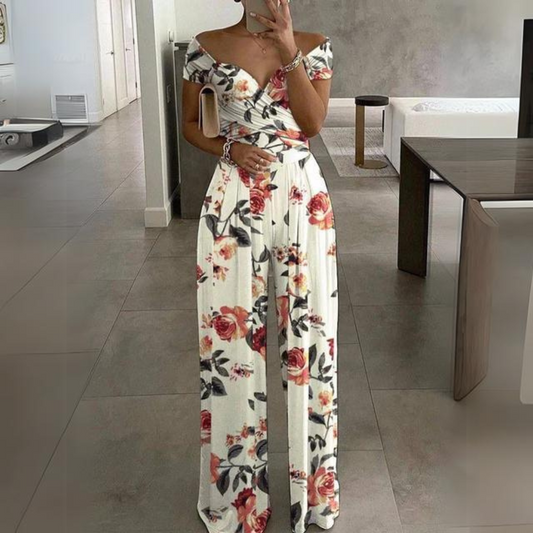 Eveloria Damen Off-Shoulder-Jumpsuit Elegantes Design - Eveloria