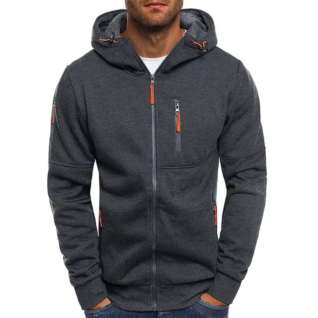 Anselm Herren Multifunktionale Tech-Fleece Jacke