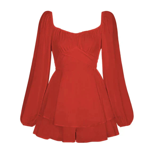 Eveloria Damen Schößchen-Design
