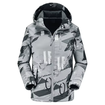 Eveloria Damen Winterjacke Wasserfest Softshell Kapuze