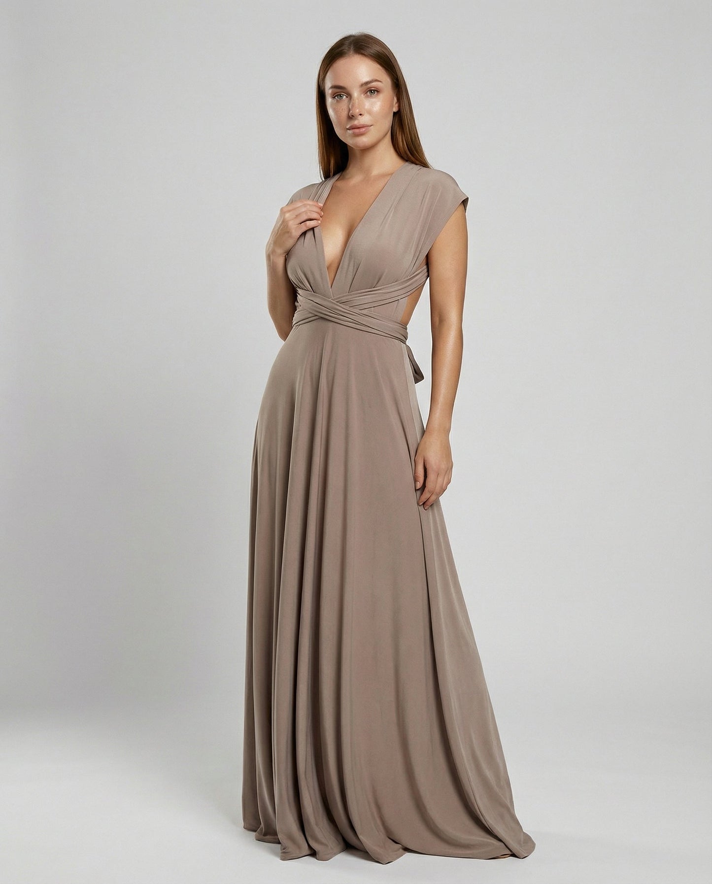 Damen Wickelkleid Vielseitig - Eveloria