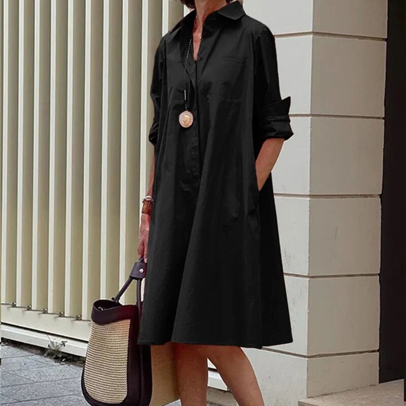 Damen Sommerkleid Leicht Komfortabel - Eveloria
