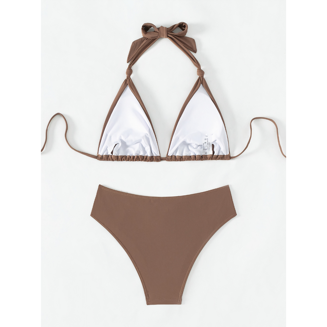 Eveloria Damen Klassischer Bindebikini
