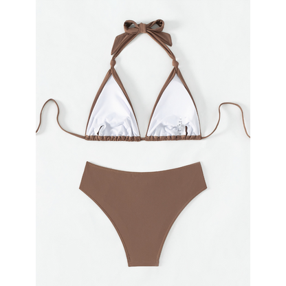 Eveloria Damen Klassischer Bindebikini