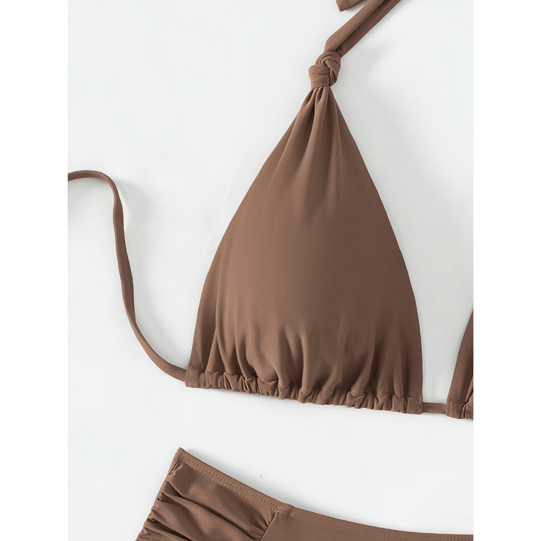 Eveloria Damen Klassischer Bindebikini