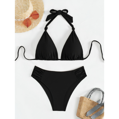 Eveloria Damen Klassischer Bindebikini