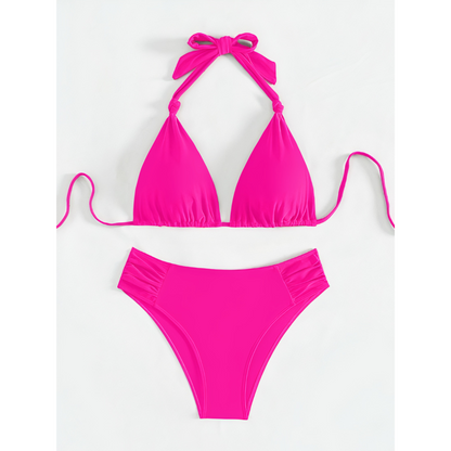 Eveloria Damen Klassischer Bindebikini