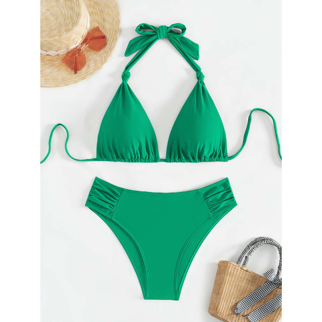 Eveloria Damen Klassischer Bindebikini