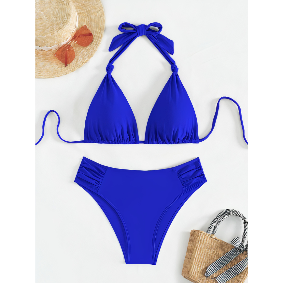 Eveloria Damen Klassischer Bindebikini