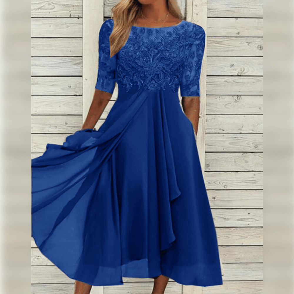 Damen Hochzeitsgastkleid Midi
