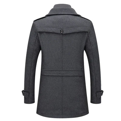Eveloria Herren Winterjacke Bequem Wärmeisolierend Schwarz - Eveloria