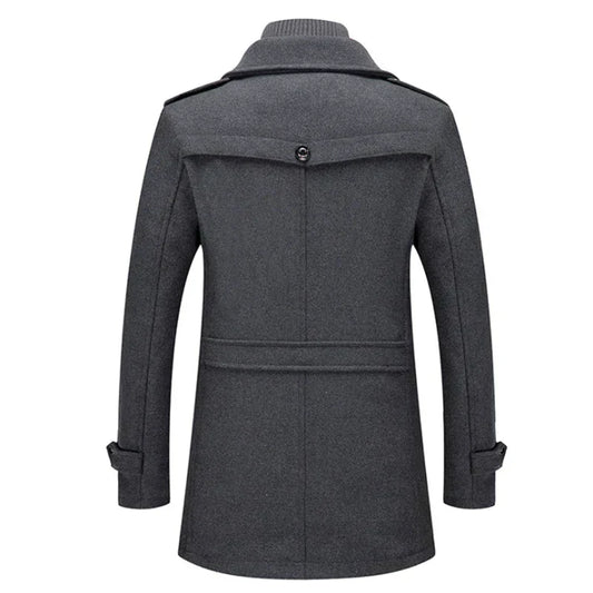Eveloria Herren Winterjacke Bequem Wärmeisolierend Schwarz - Eveloria