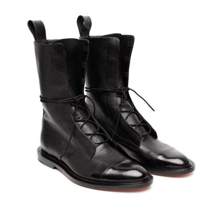Damen Freizeitschuhe Rundspitze Knöchelhoch - Eveloria