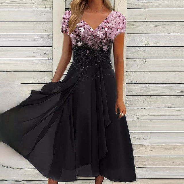 Eveloria Damen Sommerkleid Elegant Leicht Pastell - Eveloria