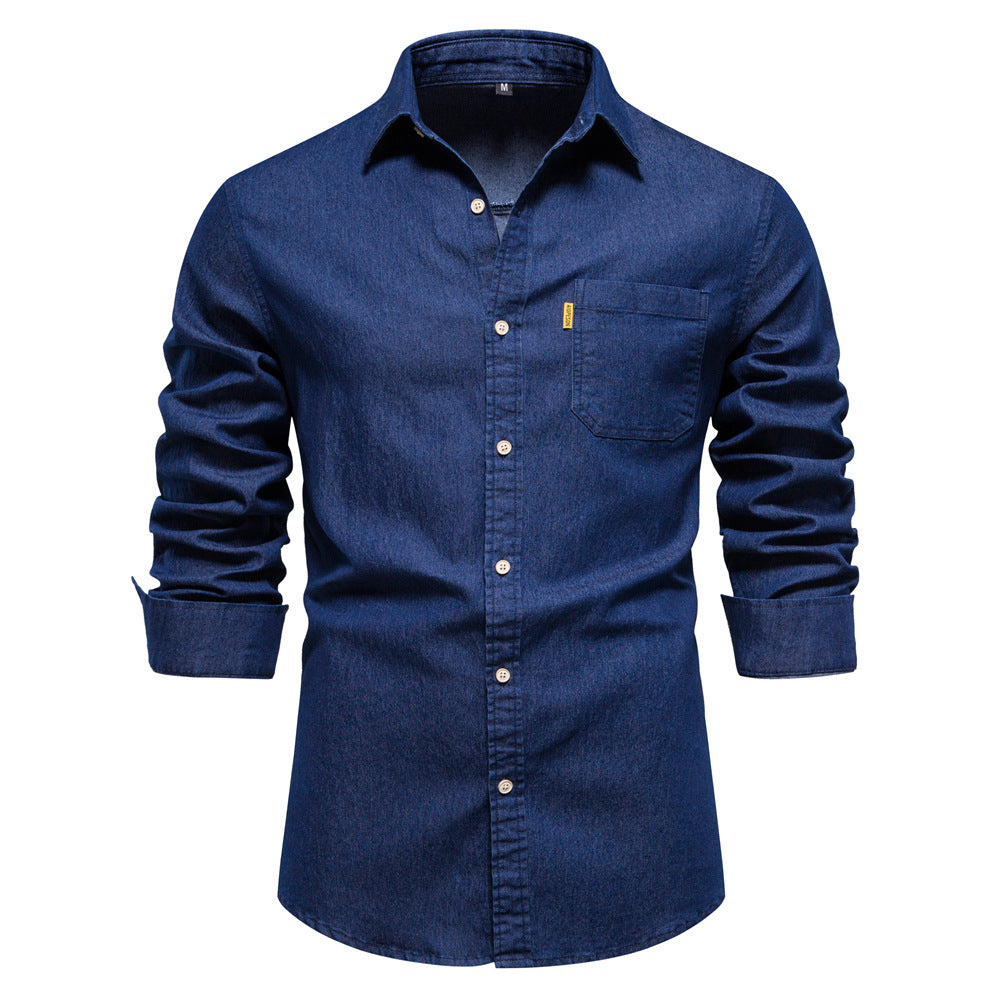Isak Herren Denim Hemd