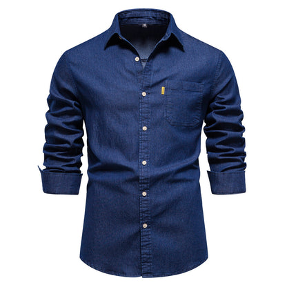 Isak Herren Denim Hemd