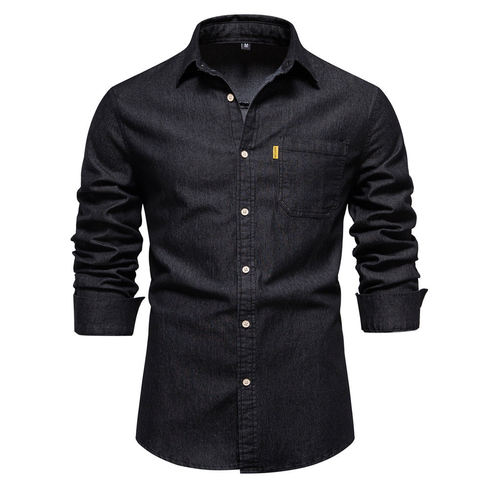 Isak Herren Denim Hemd