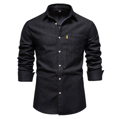 Isak Herren Denim Hemd