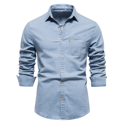 Isak Herren Denim Hemd