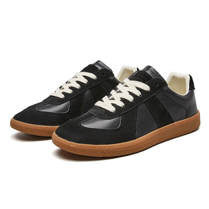 Herren Sneaker Leder Wildleder Komfort Schuhe