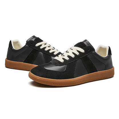 Herren Sneaker Leder Wildleder Komfort Schuhe