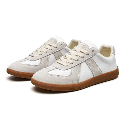 Herren Sneaker Leder Wildleder Komfort Schuhe