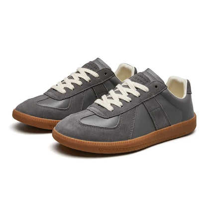 Herren Sneaker Leder Wildleder Komfort Schuhe
