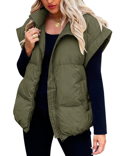 Damen Ärmelloser Cardigan Strukturierter Bolero Kurz