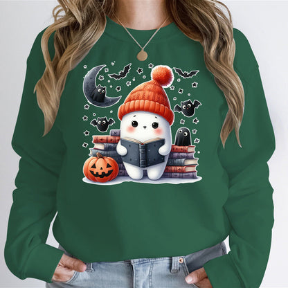 Damen Sweatshirt Halloween-Motiv Hochwertiges Material