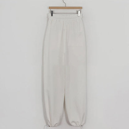 Damen Sweatpants Elastischer Bund Weit Bequem Eveloria