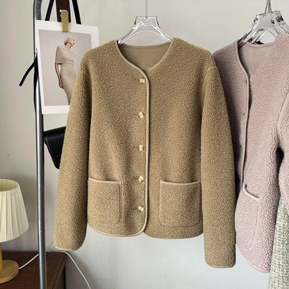 Damen Strickjacke mit Knöpfen und Taschen Eveloria