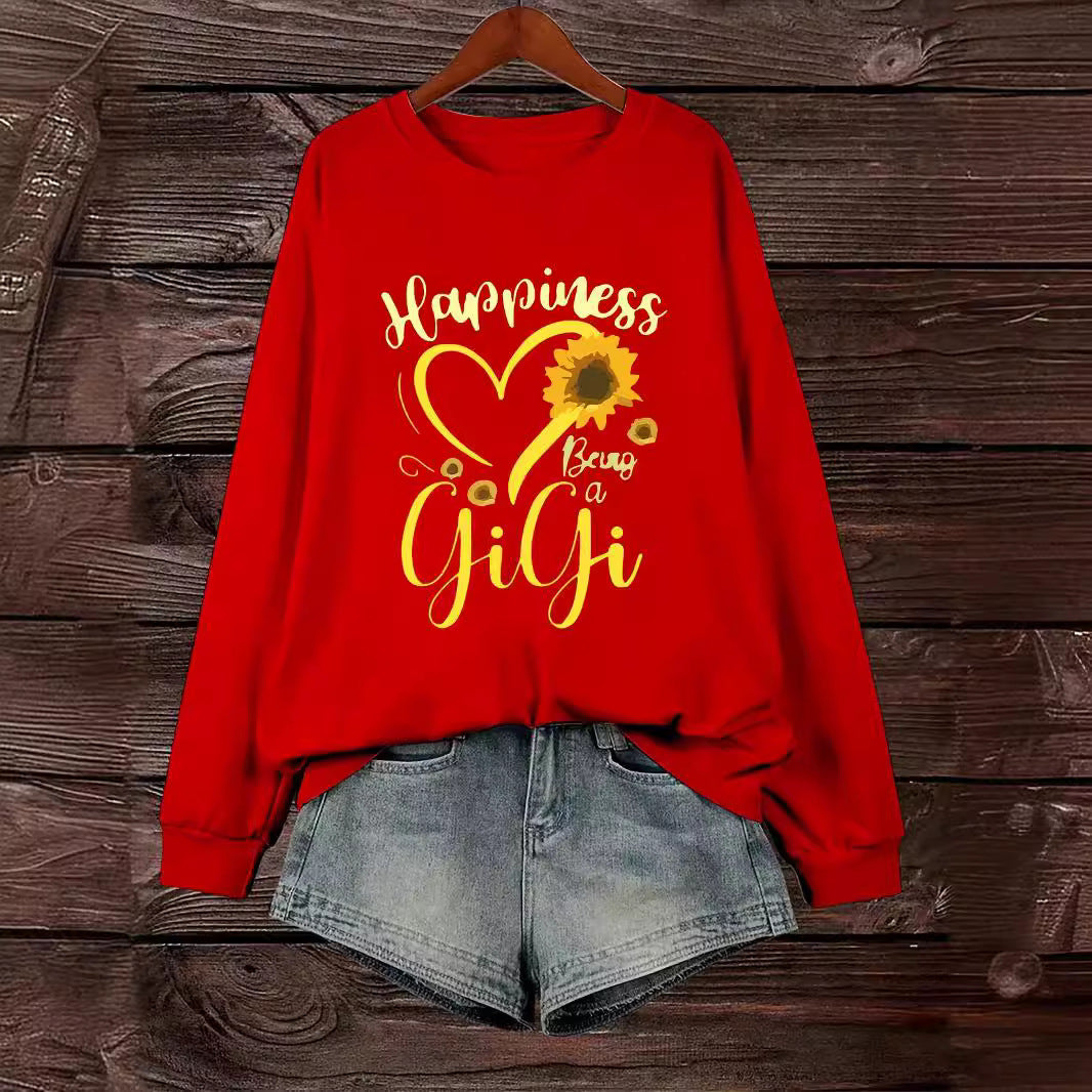 Damen Sweatshirt Voluminöse Ärmel Bunt - Eveloria
