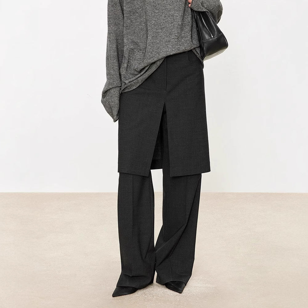 Damen Anzughose Elegant Weit Innovatives Design Eveloria