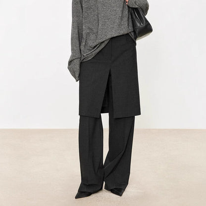 Damen Anzughose Elegant Weit Innovatives Design Eveloria