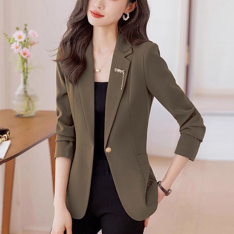 Damen Blazer Leicht Tailliert Eveloria