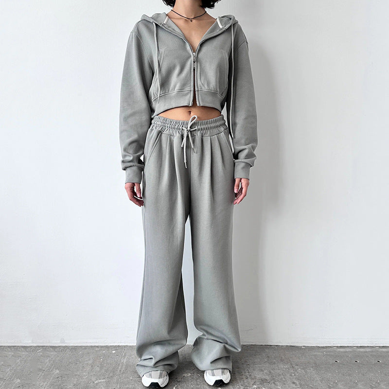 Damen Hoodie Jogginghose Set Eveloria Lässig
