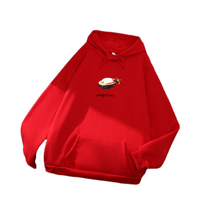 Damen Hoodie Melonenmotiv Fruchtig Eveloria