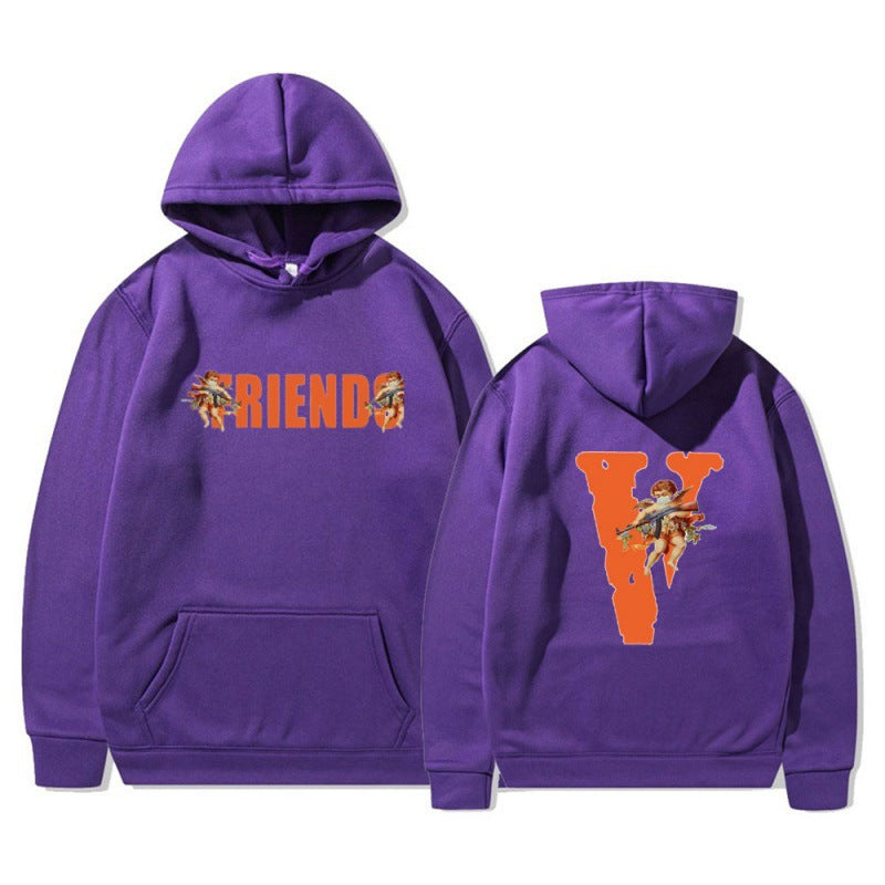 Damen Kapuzensweater mit Aufdruck