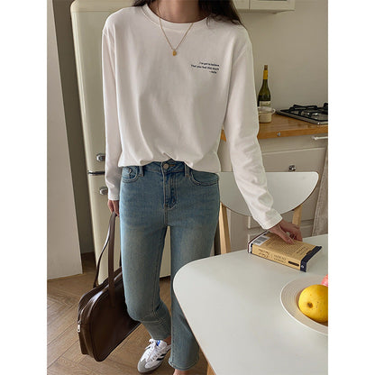 Damen Longsleeve Oberteil Lässig Eveloria