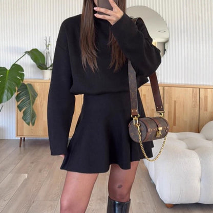 Damen Sweatshirt-Kleid mit langen Ärmeln Eveloria