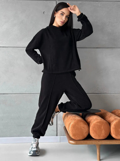 Damen Fleece Freizeitanzug Eveloria