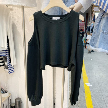 Damen Crop- Langärmlig Eveloria