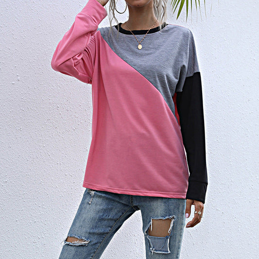 Damen Sweatshirt Kontrastfarben Eveloria - Eveloria