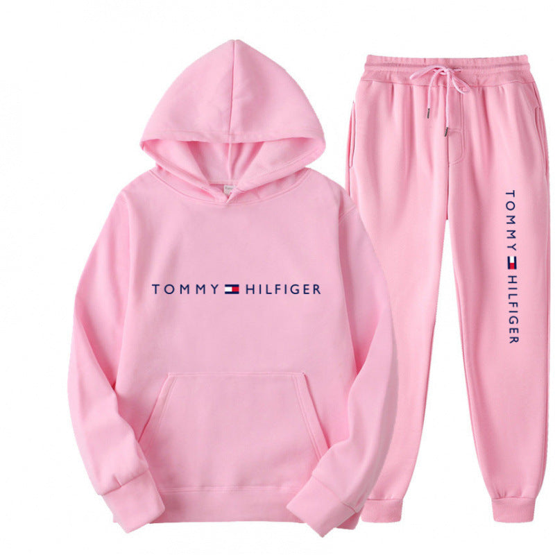 Damen Sweatanzug Kapuzensweater Jogginghose Eveloria